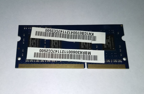 Memoria Ram 1 Gb Kingston Ddr3 Pc3-10600s-9-10-b10 1333mhz