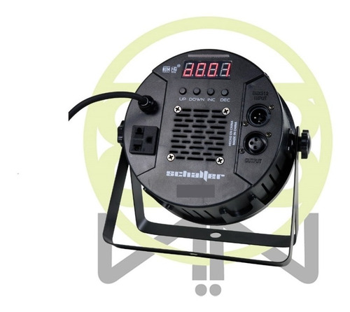 Imagen 4 de 8 de Cañon Led 18x3 Rgb Dmx Plastificado (3 Piezas)