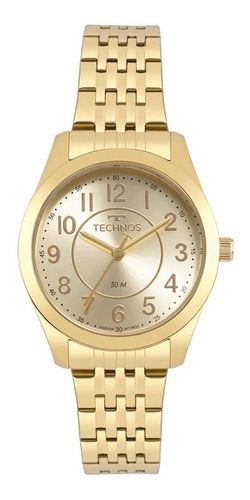 Relógio Technos Dourado Feminino Boutique 2035mjds/4x