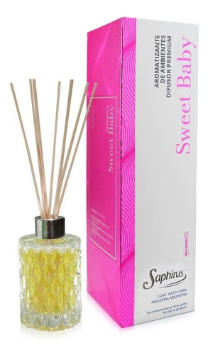 Difusor Aromáticos Premium Saphirus Varillas Sweet Baby