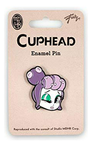 Cuphead Mermaid Boss Enamel Collector Pin.