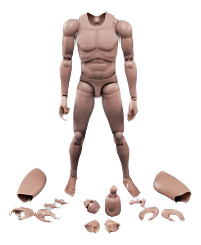 Mx02-a Escala 1/6 Europa Piel Figura Masculina Cuerpo Modelo