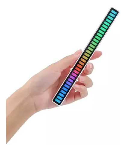 Barra Luz Inteligente Audioritmica Led Rgb Recargable 32 Bit