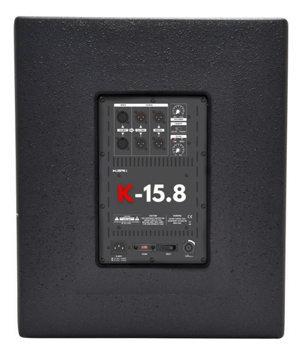 Sub Ativo 15 Ksr Pro 800w Rms K-15.8a Woofer Jbl Limiter + Cor Preto