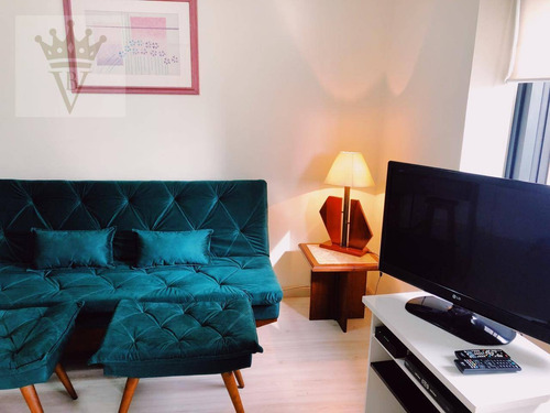 Imagem 1 de 11 de Flat Com 1 Dormitório Para Alugar, 35 M² Por R$ 1.800,00/mês - Jardim Paulista - São Paulo/sp - Fl0022