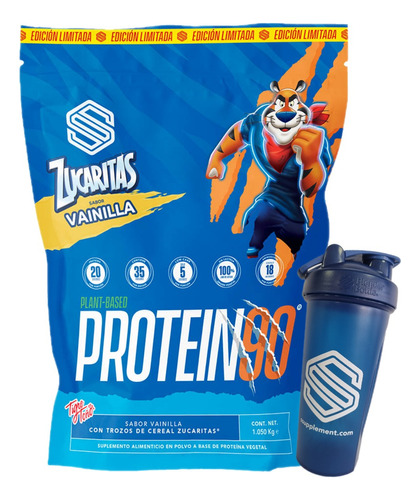 Protein 90 Vegetal Con Cereal Zucaritas + Shaker Gratis