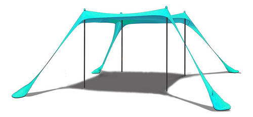 Toldo De Playa Con Toldo Para De Campaña De 3 X 3 Met Color Azul Claro