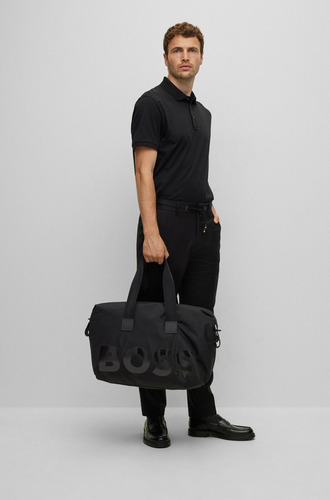 Mala Boss Em Material Reciclado Com Logo Brilhante