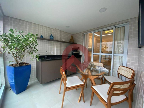 Imagem 9 de 23 de Apartamento Com 3 Dormitórios À Venda, 125 M² Por R$ 954.000,00 - Canto Do Forte - Praia Grande/sp - Ap3147
