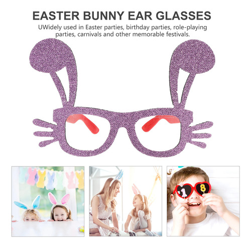 Anteojos De Conejo De Pascua Con Diseño De Orejas De Conejo