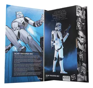 Figura Star Wars The Black Series Scar Trooper Mic