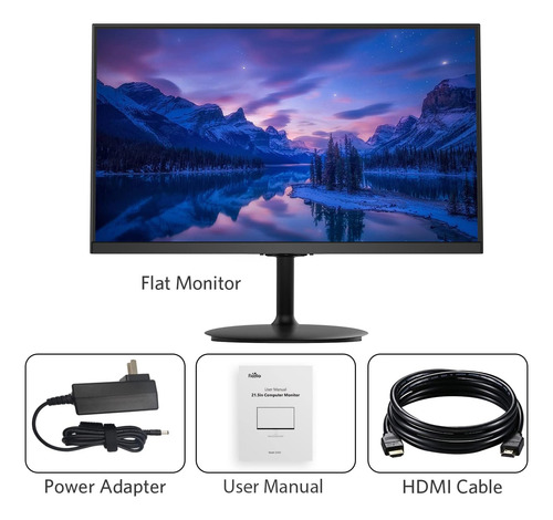 Fiodio 22 75hz 1920 X 1080p Monitor De Computadora Plana Fu