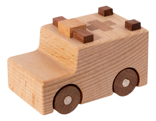 Adorno De Juguete De Coche De Madera, Figura Estilo B