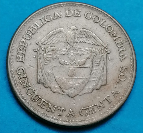 Colombia Moneda 50 Centavos 1963