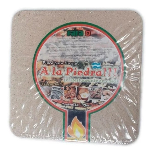 Imagen 2 de 9 de Combo Pizza Piedra Refractaria + Pala De Madera Para Horno