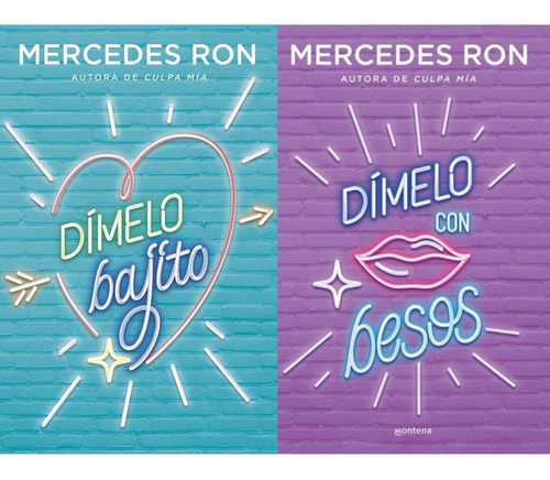 2 Libros - Dimelo Bajito + Dimelo Con Besos Mercedes Ron