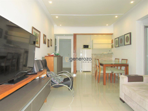 Apartamento À Venda Na Praia Do Tombo, 02 Dormitórios, Com Sacada E Garagem - Ap0393