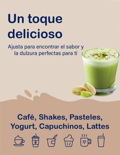 Jarabe Jordans Skinny Mixes Sabor Pistache Sin AzĂșcar 750 Ml
