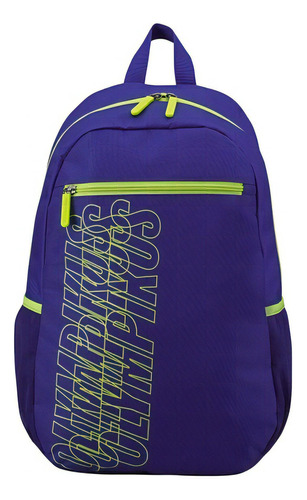 Mochila Olympikus Basic Preto Oiuwa81800 Cor Azul Oiwb221808