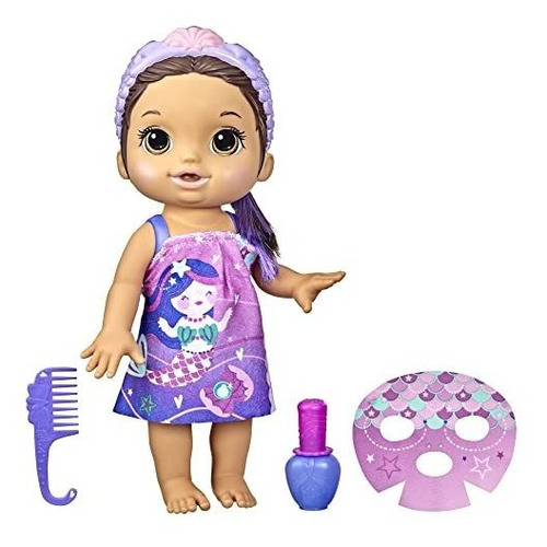 Baby Alive Glam Spa Baby Doll, Mermaid, Juguete B09kwx5nsq1