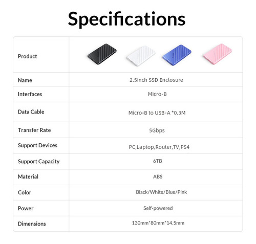Case Orico Usb 3.0