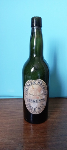 Botella Antigua Cerveza Tennent's ,  Fines 1800