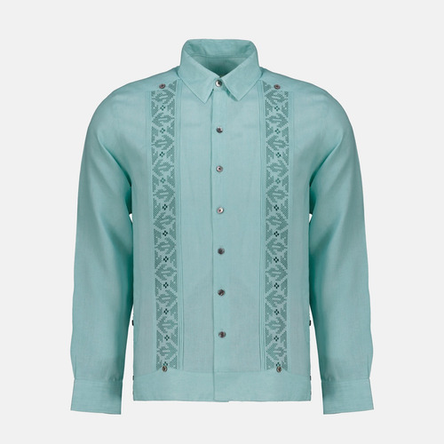 Guayabera De Lino Manga Larga Tui