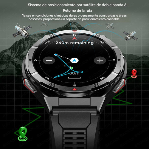 Ssb Gps Smart Watch Hombre Reloj Inteligente Brújula Amoled