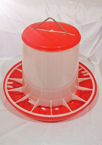 Imagen 2 de 5 de Comedero Aves Pollos Patos 12 Kg Con Tapa