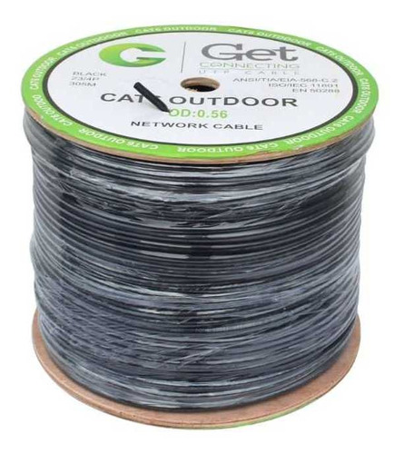 Cable Utp Cat 6 Exterior - Carrete X 305 Metros!!!