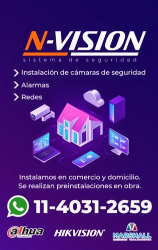 Imagen 1 de 1 de Instalación Camaras De Seguridad,alarmas Y Redes