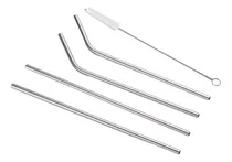 Comprar Set De 4 Sorbetes Inoxidables Más Cepillo De Limpieza