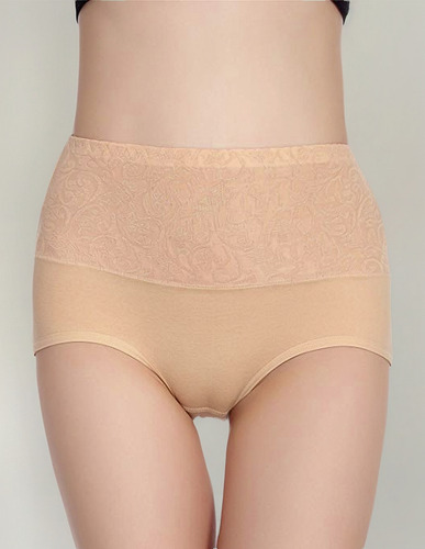 Bragas De Cintura Alta Para Mujer, Ropa Interior, Bragas Cor