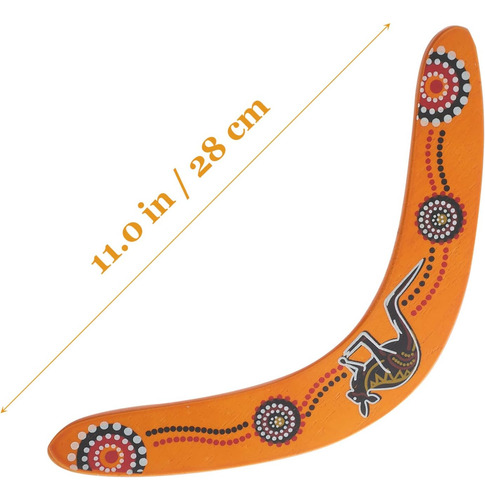 Boomerang De Madera Flying To The Device V-word Dart Al Aire