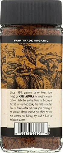 Café Altura Orgánico, Café Liofilizado, 100g