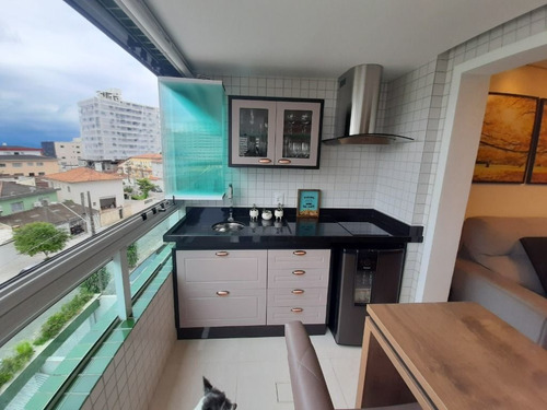 Imagem 9 de 21 de Apartamento Com 2 Dormitórios À Venda, 73 M² Por R$ 550.000 - Vila Guilhermina - Praia Grande/sp - Ap3356