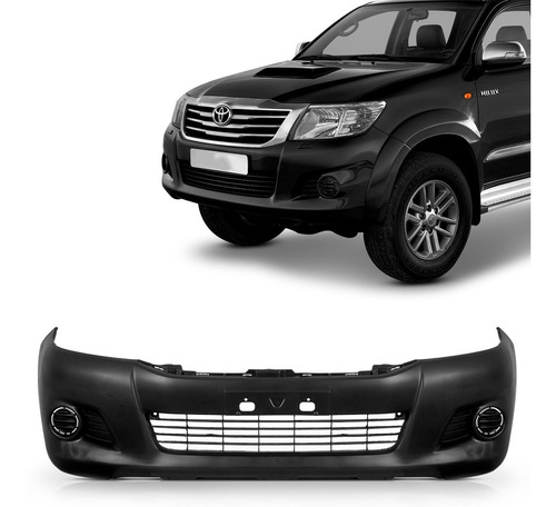 Parachoque Dianteiro Hilux 2014 2015 Furo Sem Furo Milha