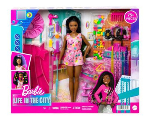 Muñeca Barbie Peinados Divertidos Con Accesorios Mattel