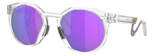 Anteojo De Sol Oakley Hstn Metal Prizm Violet Transparente Estuches Escolares Matte Violet Carbon Clear