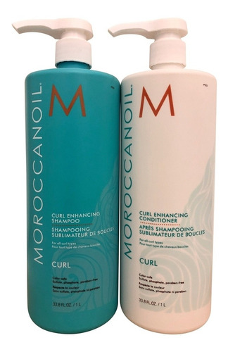 Kit Moroccanoil Shampoo Y Acondicionador Curl Rizos 1 Litro