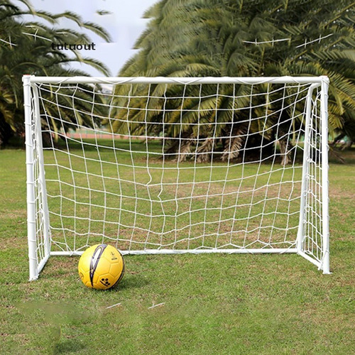 Imagen 7 de 9 de Arco Futbol Infantil Practica Robusto Calidad 1,8x1,2m C/red