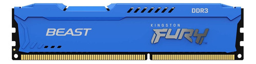 Memoria RAM gamer color azul  8GB 1x8GB Kingston KF316C10B/8