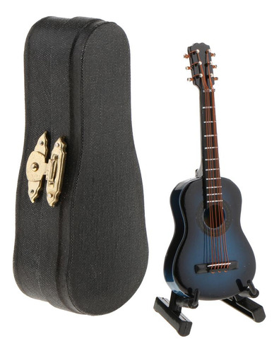 1:12 Mini Guitarra Instrumento Musical En Miniatura De Con