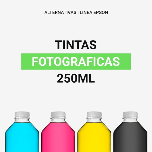 Imagen 1 de 2 de Tinta Fotográfica Alternativa Para Epson 250ml - 6 Colores