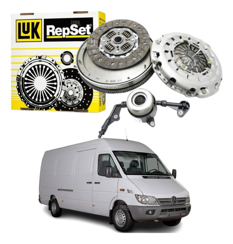 Kit De Embreagem C/ Volante Sprinter 2.2 16v 2001 A 2011 Luk