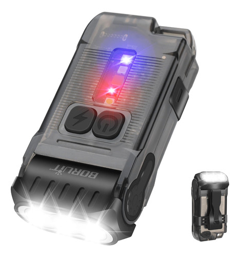 Linterna Led Pequeña Y Potente Usb C Recargable 10 Modos
