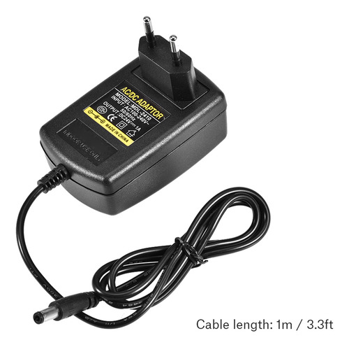 Adaptador Ac Universal Ac100-240 V A Dc 24 V 1a Fuente De Al
