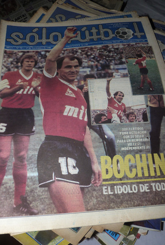 Revista Solo Futbol Bochini Idolo De Todos 1986