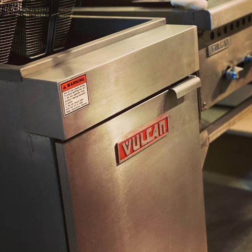 Fritadeira A Gás Glp Vulcan Profissional 23 Litros Zona Fria