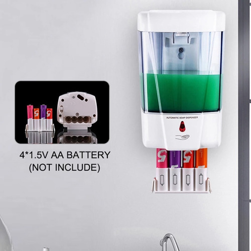 Imagen 3 de 8 de Dispensadores Automáticos Gel, Jabón Y Más! De Pared, Nuevos